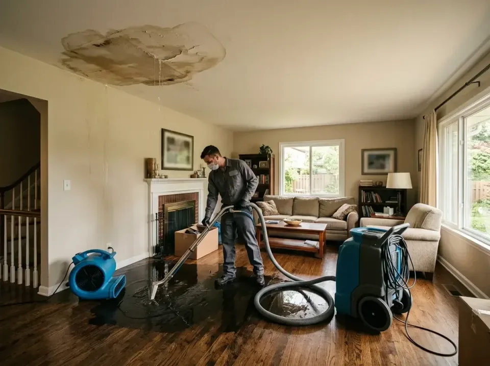 attic-pipe-burst-ceiling-drip-008 — frequently asked questions, Water Damage Restoration & Carpet Care in Kingsford, MI